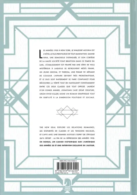 Verso de l'album The New Deal