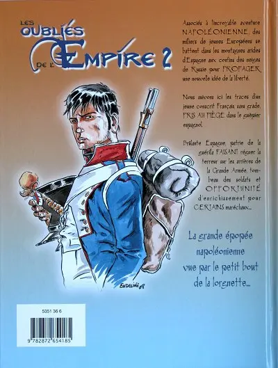 Verso de l'album Les Oubliés de l'Empire Tome 2 Du sang en Andalousie