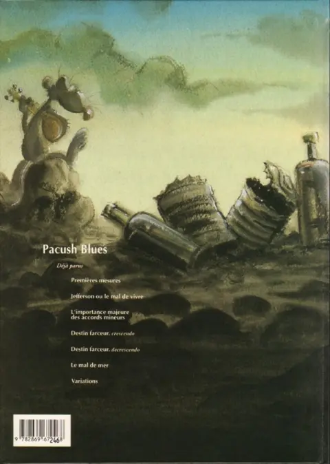 Verso de l'album Pacush Blues Tome 8 Sentence huitième : La logique du pire