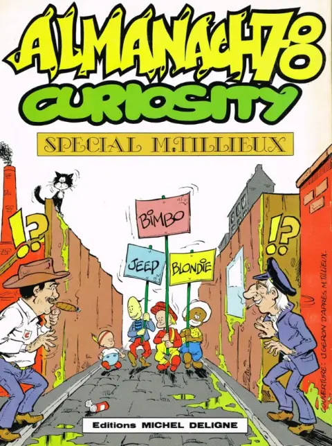 Verso de l'album Almanach 78 Curiosity - Spécial M. Tillieux Spécial M.Tillieux