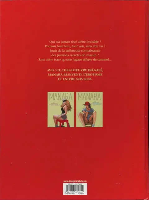 Verso de l'album Le Parfum de l'invisible Tome 1