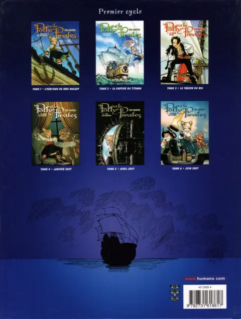 Verso de l'album Polly et les Pirates Tome 3 Le trésor du roi