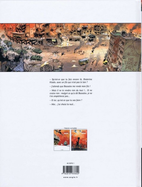 Verso de l'album Amère Russie Tome 2 Les Colombes de Grozny