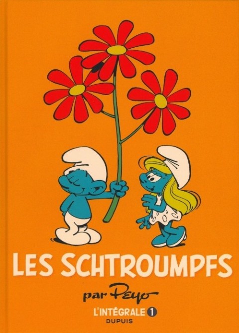 Couverture de l'album Les Schtroumpfs L'Intégrale 1 1958 - 1966
