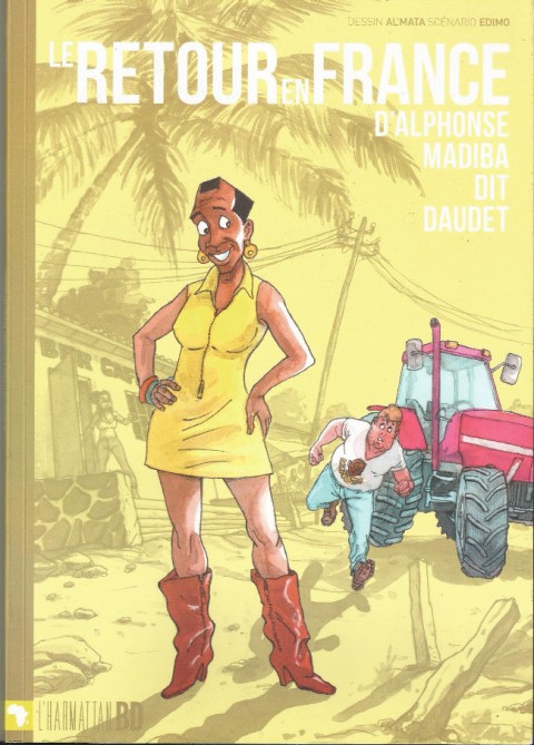 Couverture de l'album Les Tribulations d'Alphonse Madiba dit Daudet Tome 2 Le Retour en France d'Alphonse Madiba dit Daudet