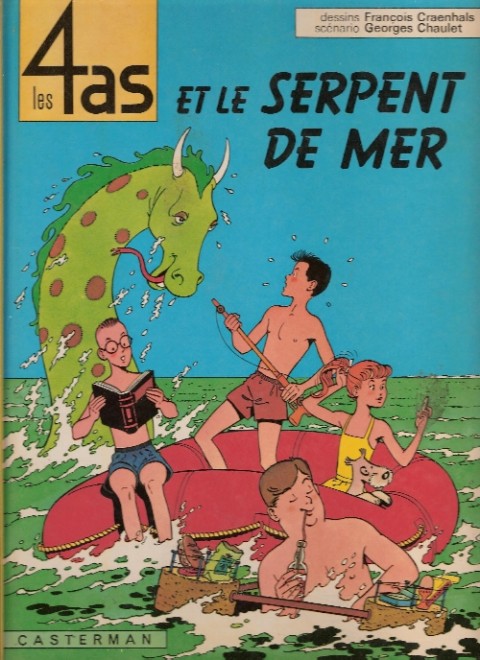 Couverture de l'album Les 4 as Tome 1 Les 4 as et le serpent de mer