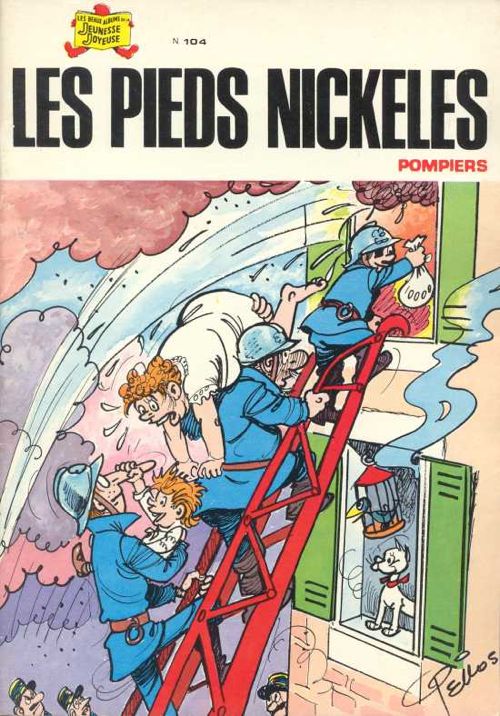 Couverture de l'album Les Pieds Nickelés Tome 104 Les Pieds Nickelés pompiers