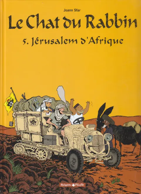 Couverture de l'album Le Chat du Rabbin Tome 5 Jérusalem d'Afrique