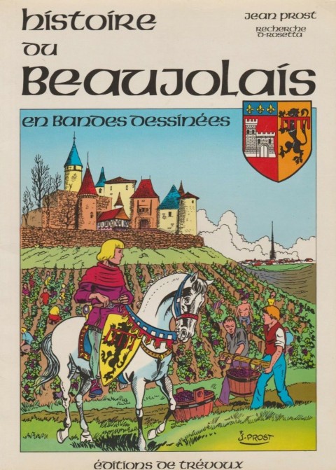 Couverture de l'album Histoire du Beaujolais en Bandes Dessinées