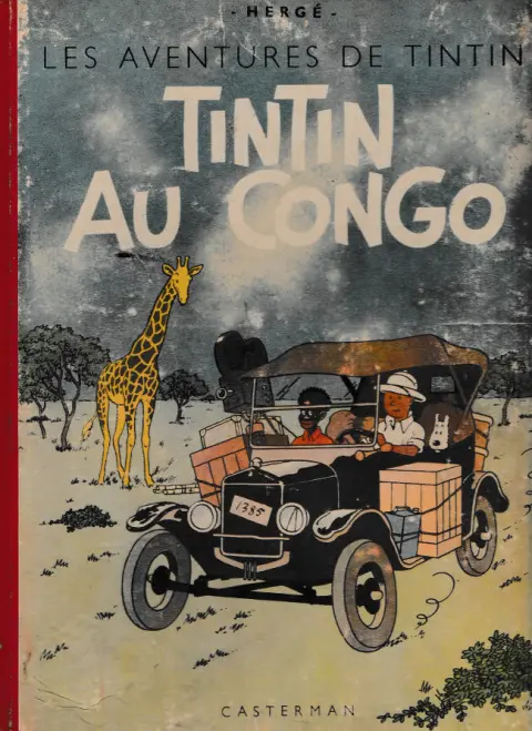 Couverture de l'album Tintin Tome 2 Tintin au Congo