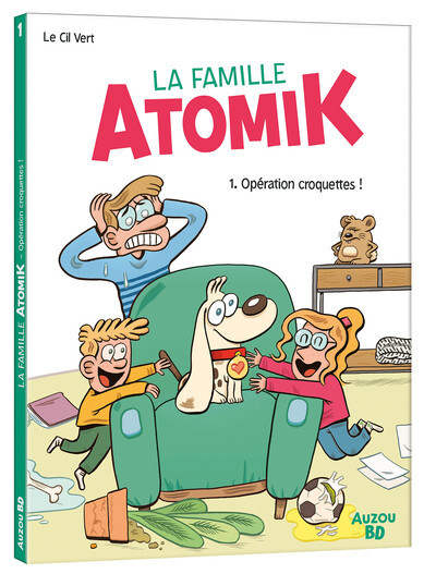 Couverture de l'album La famille Atomik 1 Opération croquettes !