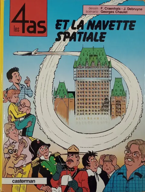 Couverture de l'album Les 4 as Tome 26 Les 4 as et la navette spatiale