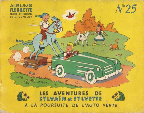 Couverture de l'album Sylvain et Sylvette Tome 25 A la poursuite de l'auto verte