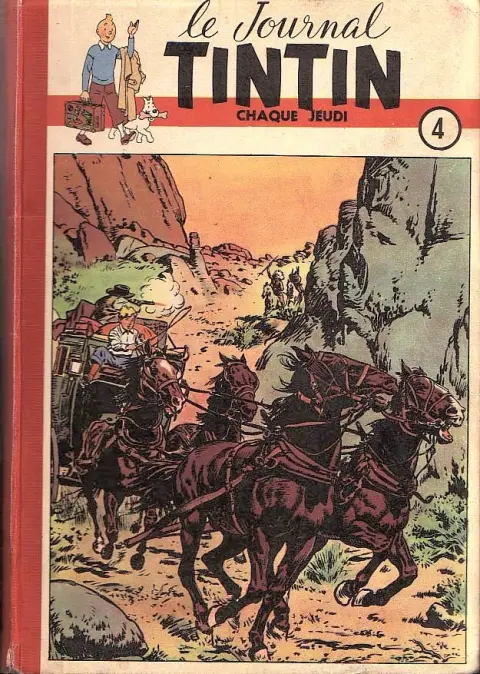 Tintin Tome 4 Tintin album du journal (n° 52 à 68)