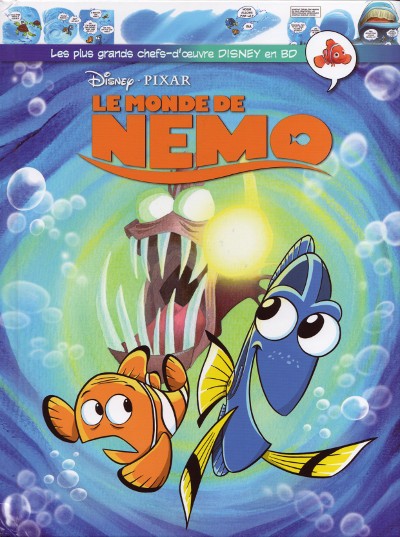 Couverture de l'album Les plus grands chefs-d'œuvre Disney en BD Tome 3 Le Monde de Nemo