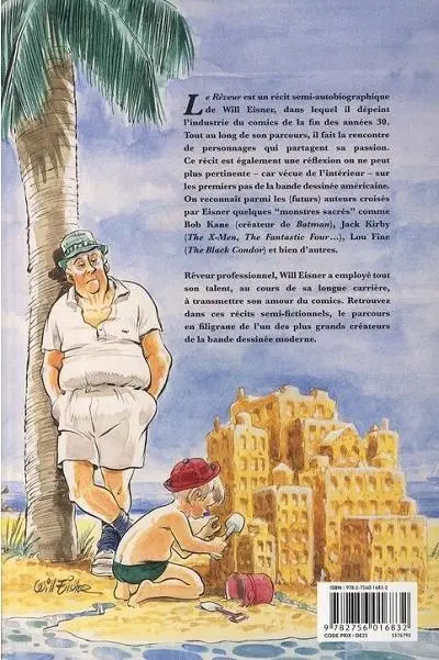Verso de l'album Le Rêveur