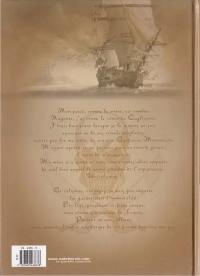 Verso de l'album Le Sang du dragon Tome 3 Au nom du Père