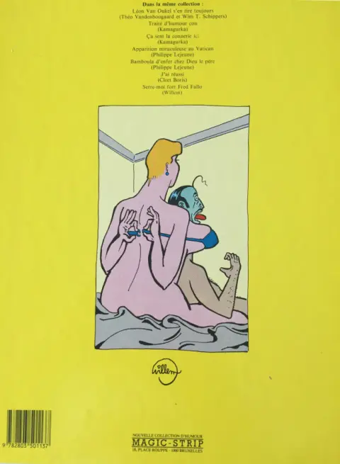 Verso de l'album Serre-moi fort, Fred Fallo !