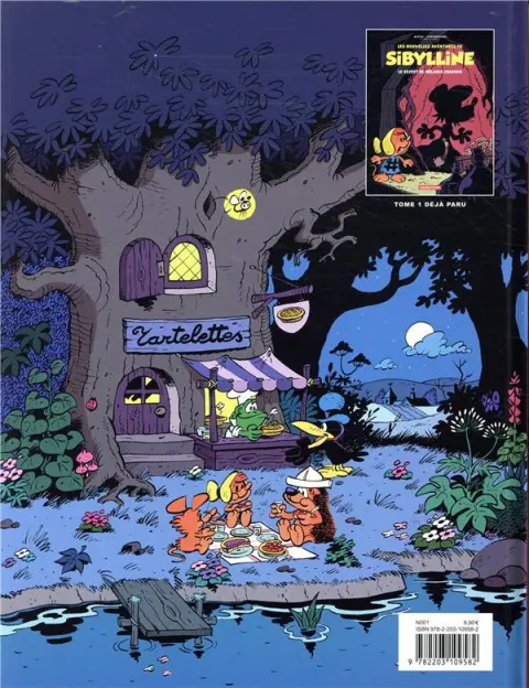 Verso de l'album Les nouvelles aventures de Sibylline Tome 2 Le vampire de la lune rousse