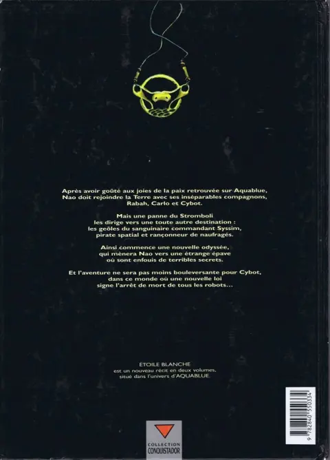 Verso de l'album Aquablue Tome 6 Étoile blanche - Première partie