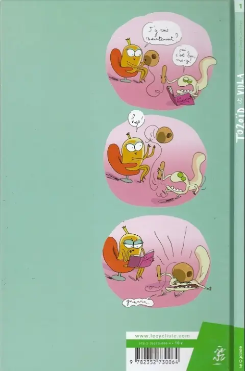 Verso de l'album Tozoïd et Vula Tome 1