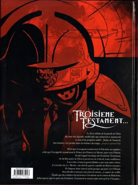 Verso de l'album Le Troisième Testament - Julius Tome 2 Julius II - La révélation - Chapitre 1/2