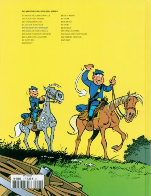 Verso de l'album Les Tuniques Bleues La Collection (Dupuis) Tome 10 Des bleus et des tuniques