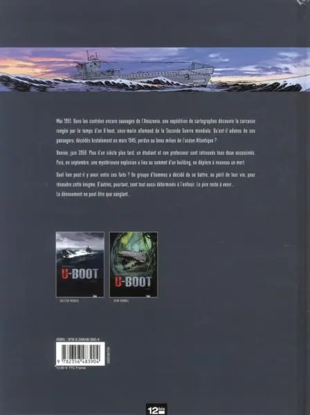 Verso de l'album U-Boot Tome 3 Jude