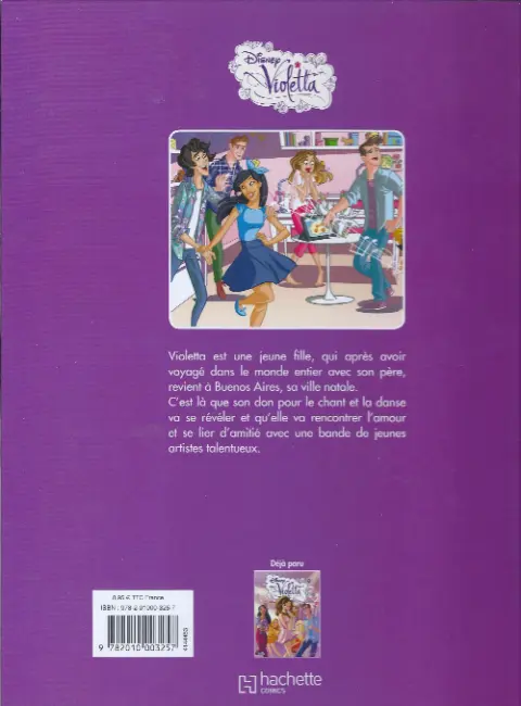 Verso de l'album Violetta 2