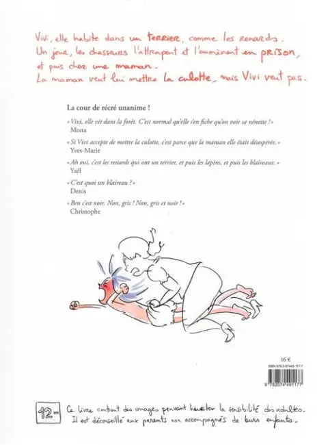 Verso de l'album Vivi des Vosges