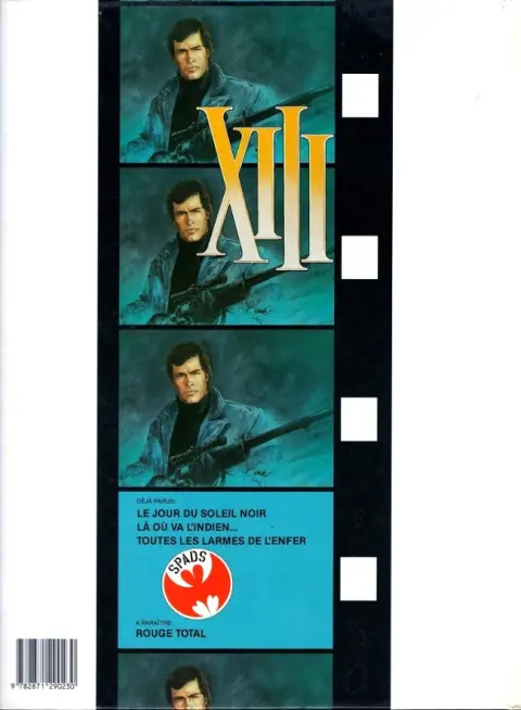 Verso de l'album XIII Tome 4 SPADS