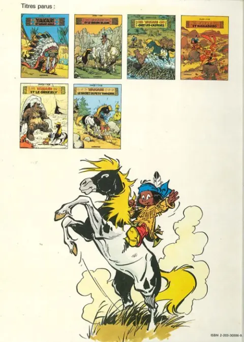 Verso de l'album Yakari Tome 6 Le secret de Petit Tonnerre