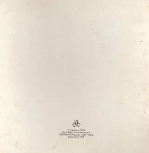 Verso de l'album Crazy Crazy
