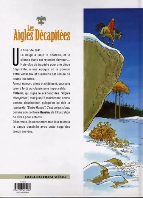Verso de l'album Les Aigles décapitées Tome 2 L'héritier sans nom