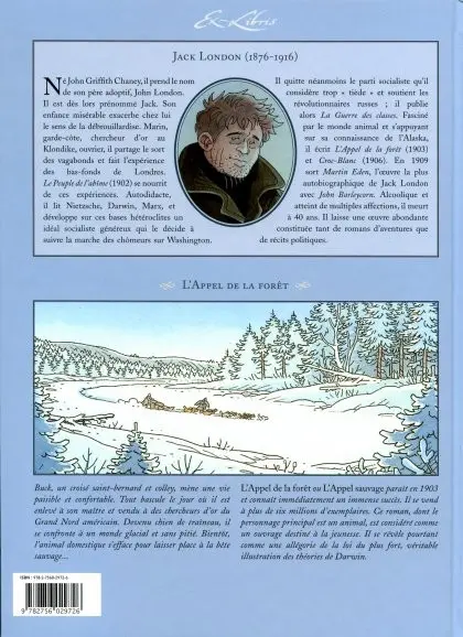 Verso de l'album L'Appel de la forêt