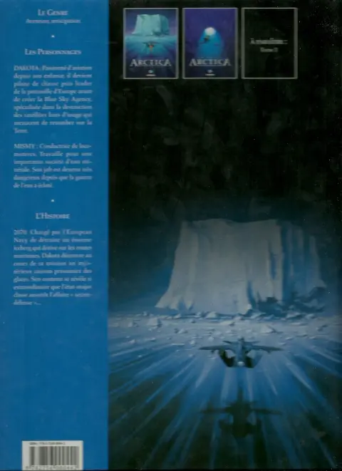 Verso de l'album Arctica Tome 1 Dix mille ans sous les glaces