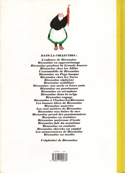 Verso de l'album Bécassine Tome 6 Bécassine chez les Turcs