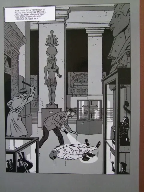 Verso de l'album Blake et Mortimer Tome 4 Le Mystère de la Grande Pyramide - Tome I