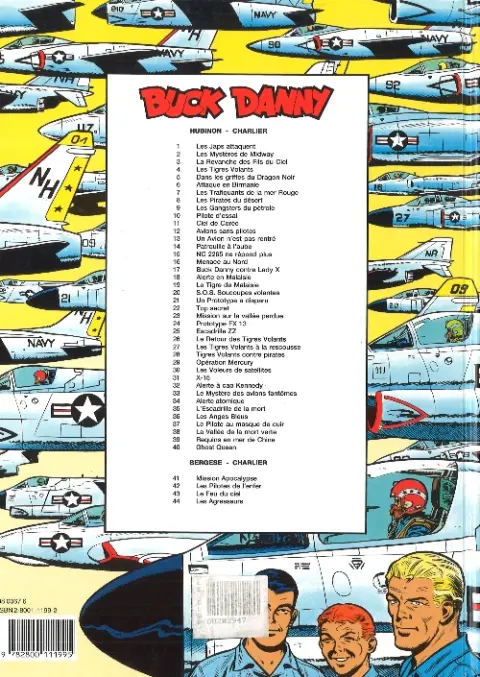 Verso de l'album Buck Danny Tome 3 La revanche des fils du ciel