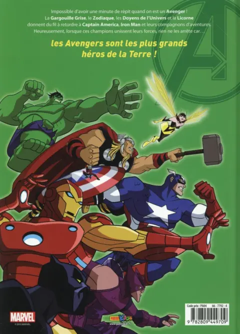 Verso de l'album The Avengers Tome 2 L'union fait la force