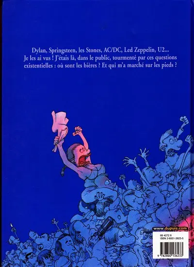 Verso de l'album L'Enfer des concerts