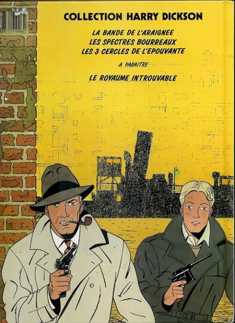 Verso de l'album Harry Dickson Tome 2 Les spectres bourreaux