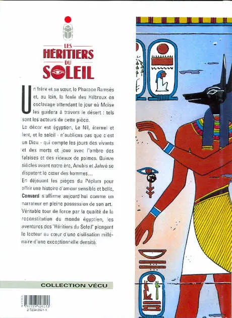 Verso de l'album Les Héritiers du soleil Tome 2 Le prophète de sable