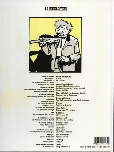 Verso de l'album Luc Leroi Tome 2 Luc Leroi Contre les Forces du Mal