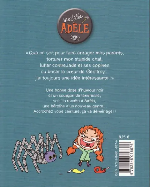 Verso de l'album Mortelle Adèle Tome 1 Tout ça finira mal