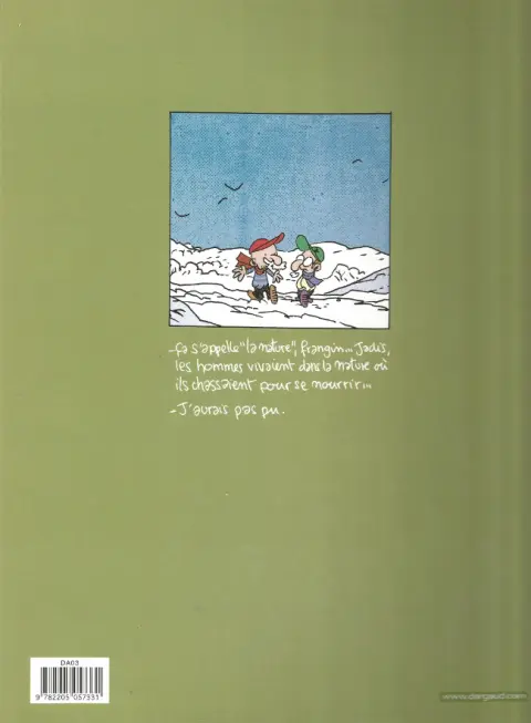 Verso de l'album Le Retour à la terre Tome 1 La vraie vie