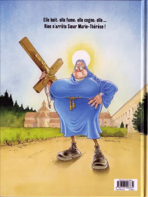 Verso de l'album Soeur Marie-Thérèse des Batignolles Tome 2 Heureux les imbéciles