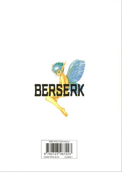 Verso de l'album Berserk 31