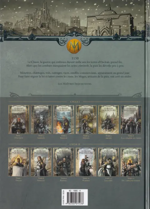 Verso de l'album Les Maîtres inquisiteurs Tome 12 De l'obscurantisme