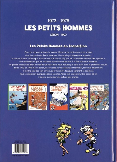 Verso de l'album Les Petits hommes Intégrale 1973-1975